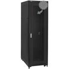 19" Rack skříň SQ6137DPII/B (37U 600x1000mm, pojízdná,matná, perforovaný dveře) - rychlá montáž