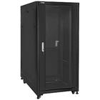 19" Rack skříň SQ6822/B (22U 600x800mm, pojízdná,matná) - rychlá montáž
