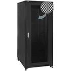 19" Rack skříň SQ8137DP/B (37U 800x1000mm, pojízdná,matná, perforovaný dveře) - rychlá montáž