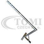 Držák antény 70/180cm s křížem + vzpěra, trubka 42/2mm, zinek Žár