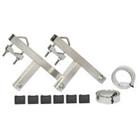 Držák stožáru na komín nerezový - bez nutnosti vrtání pro stožár do 50mm