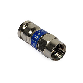 F konektor MASTER F6 - kompresní pro RG6-Cu