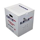 LEXI-Net instalační kabel UTP CAT 5e 24AWG venkovní dvouplášť PVC+PE černý 305m samoodvíjecí box