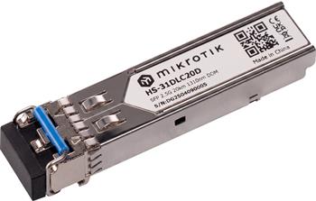 MikroTik HS-31DLC20D, SFP optický modul, Single-Mode, 20km, 2.5G, 1310nm