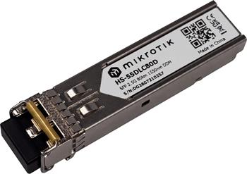 MikroTik HS-55DLC80D, SFP optický modul, Single-Mode, 80km, 2.5G, 1550nm