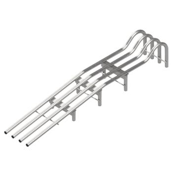 Nájezd pro automobil 170 - s dorazem - zinek