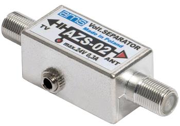 Napájecí výhybka AZS-02 - konektor F