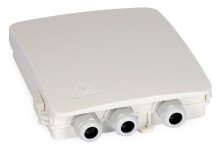 Optical Fiber Distribution Frame: GP62DW-1 max, 16 splices, 8 SC adapters