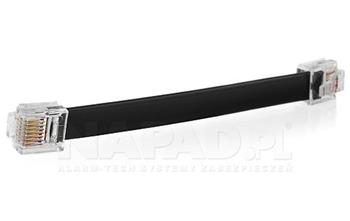 Patchcord UTP plochý - kat.5E - 0.2m