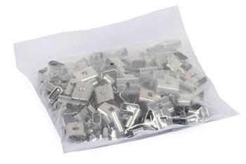 Sponka do ocelové pásky 10 mm typ L [100 ks]