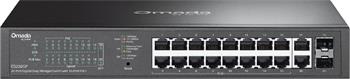 TP-Link ES220GP Omada 20-portový Gigabitový Easy Managed Switch s 16 porty PoE+
