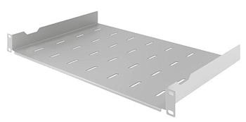 Univerzální police 19" 1U s přední montáží 300 mm hluboká