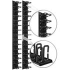 V-OP15-2U - vertikální organizér kabelů 30 držáků